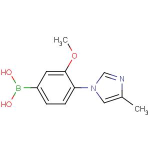 3-甲氧基-4-(4-甲基-1h-咪唑-1-基)苯硼酸产品图片